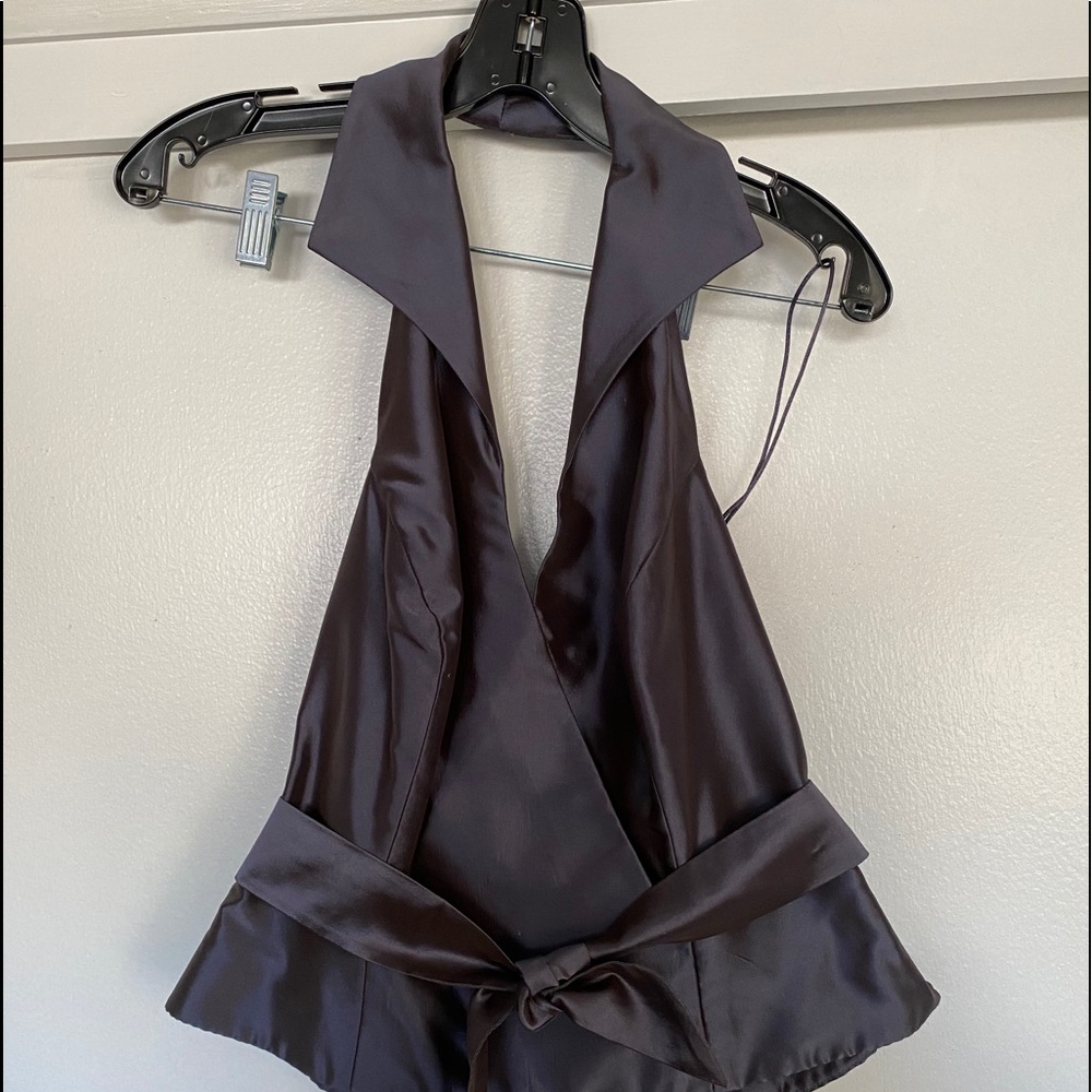 Carmen Valvo halter top